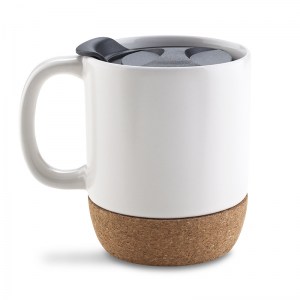 Mug ceramica Con Corcho 11 oz MU-112